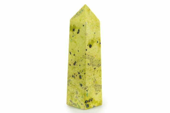Polished Green Lizardite Tower #343099